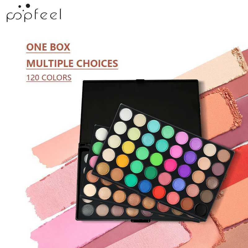 20 color eye shadow palette rainbow color fusion eye shadow palette professional matte flash makeup tray color powder W241213