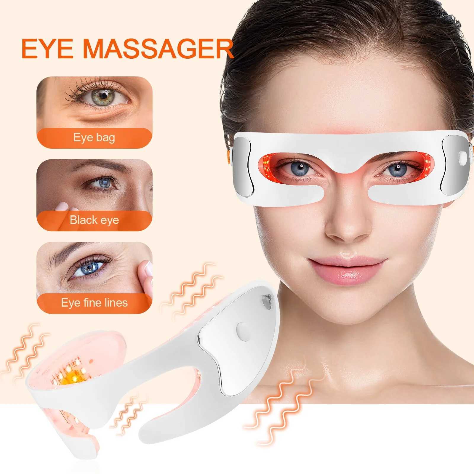 Eye massager hot compression eye fatigue relief vibration massage eye relaxation massager W241213