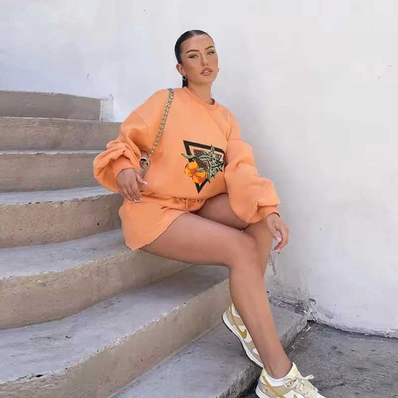 Women's Two Piece Pants New short Printed Hip Hop Strt Slit Fringe Short Sets 2 Piece Set Women Spring Clothing Short Sets Women Two Piece Y24121