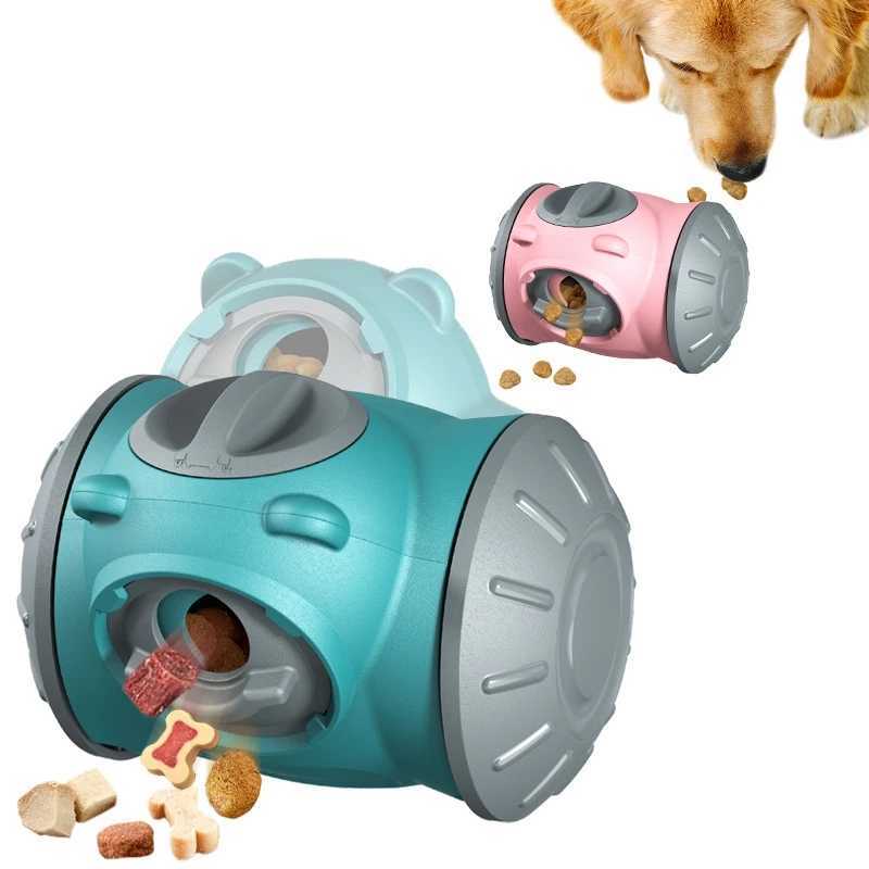 Dog Slow Feeder Toys Interactive Puzzle Durable Dog Food Dispenser Mental Treat Stimulation Chase Rolling Puppy Toy Pet Supplies X241213