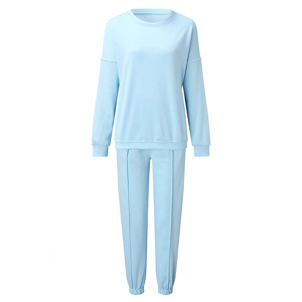 New European American Women's Loose Sports Hoodie Two-Piece Set, Trendy Clothing, Fashionable And Casual Temperament