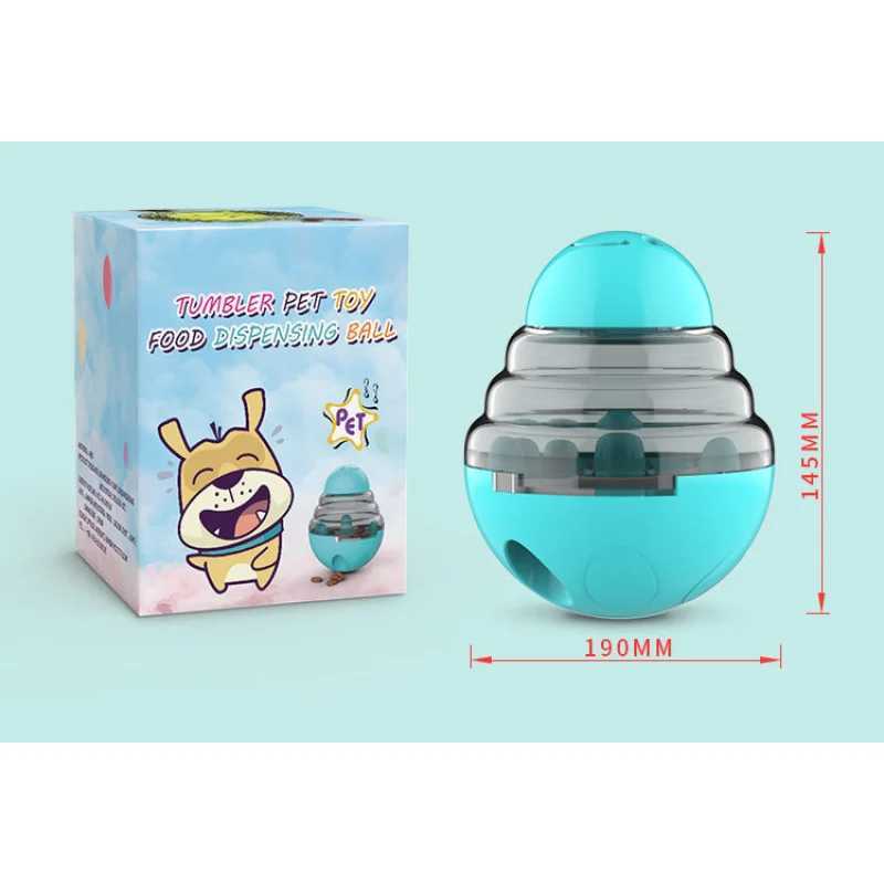 Customized hot selling pet toy drum slow food feeder dog interactive puzzle therapy interactive leak food ball toy X241213