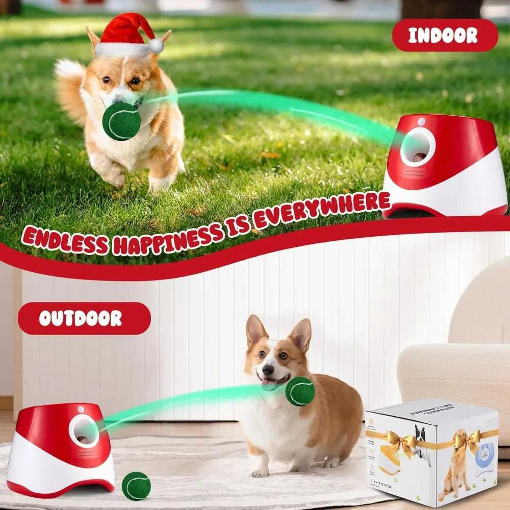 Automatic ball thrower for dogs dog ball throwing launcher rechargeable automatic dog toy dog ball launcher X241213