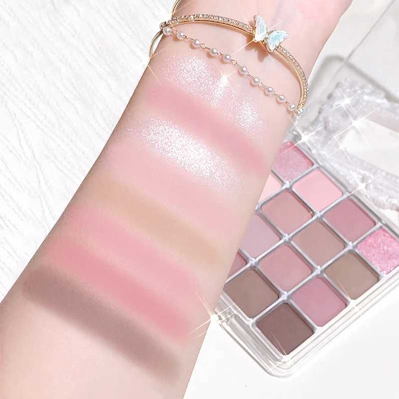 6 Color Sunset Magic Eye Shadow Plate Pearl Matte Earth Color Makeup Eye Shadow Pigment Waterproof Lasting Korean Cosmetics W241213