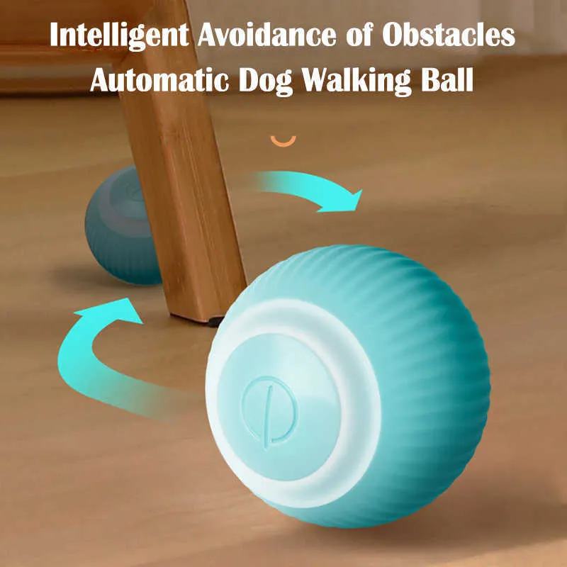 New Smart Auto-Rolling Electric Dog & Cat Ball Toy for Interactive Indoor Play ZZ