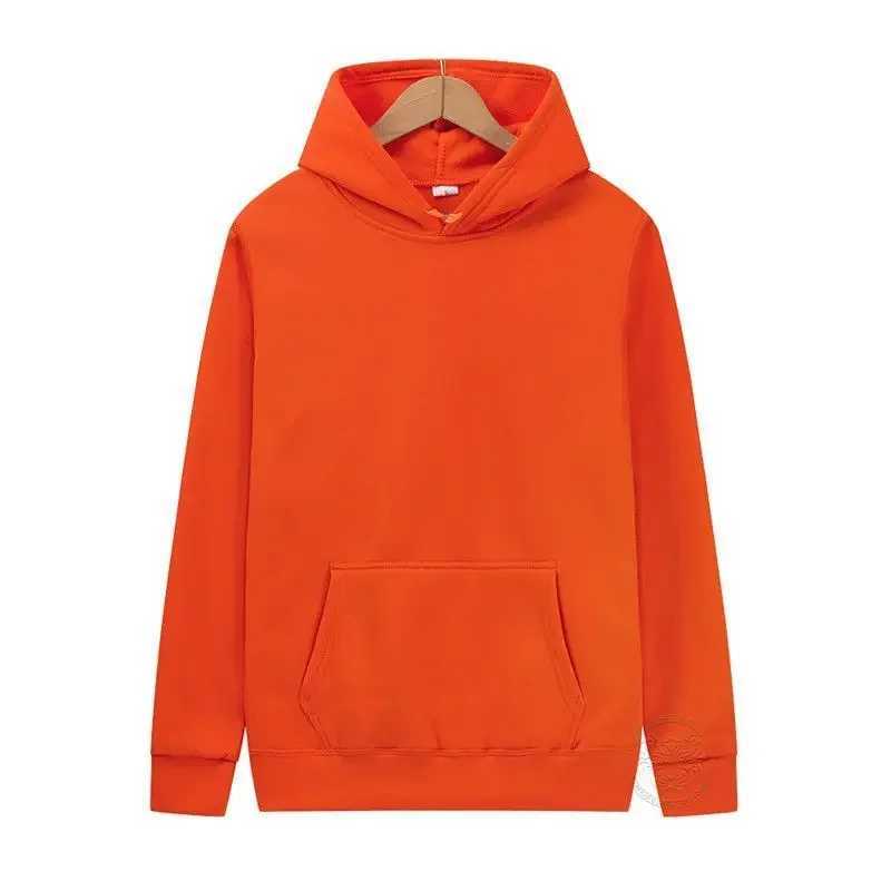 Mens and womens wool sportswear trend loose solid color floral couple fashion hoodie S-3XL W241213