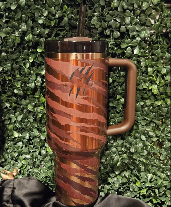 US Stock Tyla Tyger Christmas Magnolia Pink Rose Floral Cups 40Oz Stainless Steel Tumblers With Handle Lid And Straw Travel Car Mugs Love Shack Fancy 