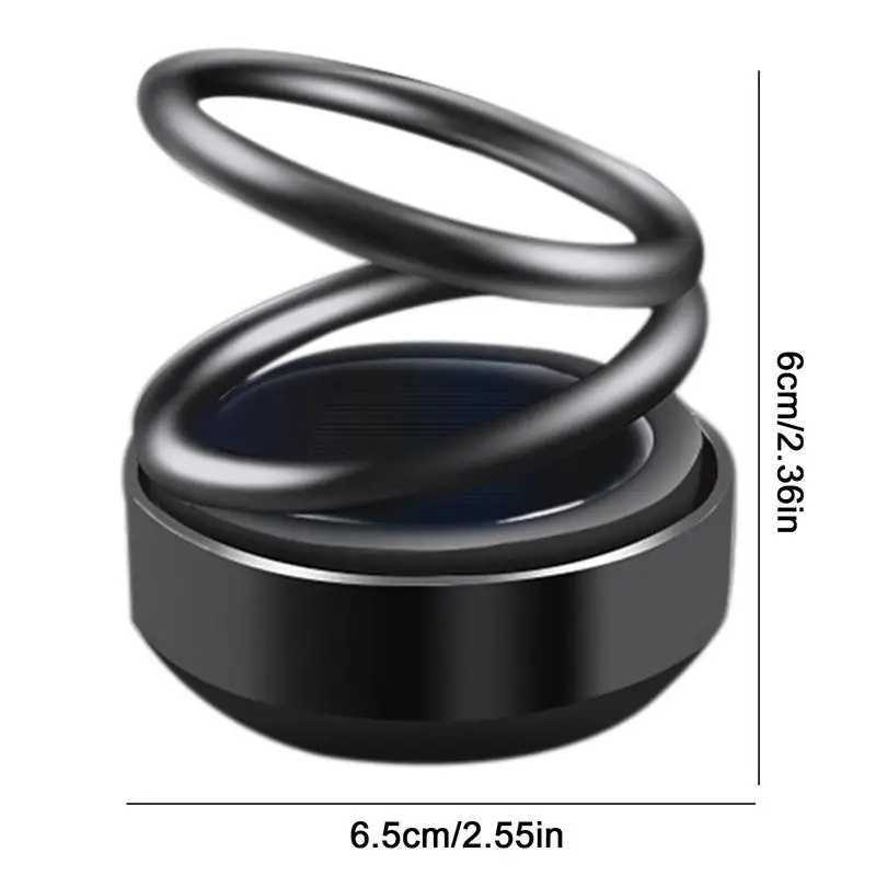 Car Air eners Solar Energy Double Ring Rotating Air ener Car Perfume Fragrance Diffuser Aroma Ornaments CarXJ241213