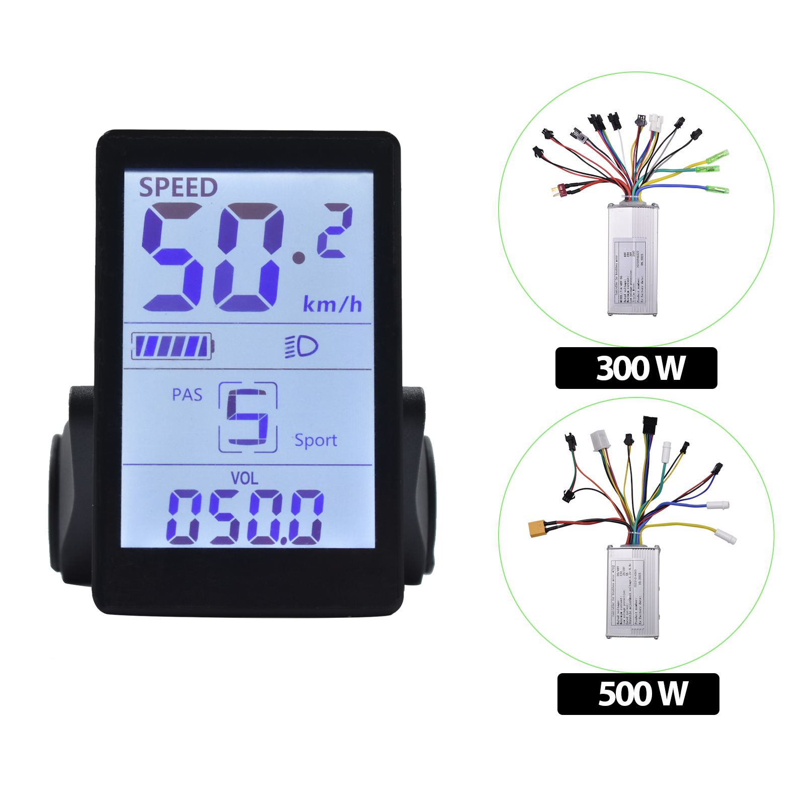Display E-bike & E-Scooter M6H Bike Compact Cycling Computer Portable Electronic Bike Computer for E-Bike & Scooter Performance Analysis