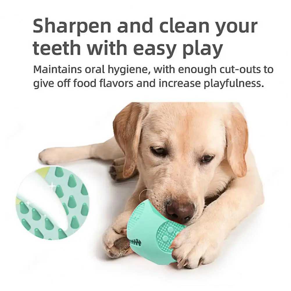 Odorless Dog Toy Ball Dog Food Ball Dog Food Toys Teeth Ball Slow Feeder Dispenser Mental Stimulation Puzzle Toy for Medium Dogs X241213