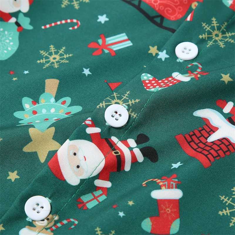 1-5 Yrs Kids Children Christmas Clothing Sets Long Sleeve Shirt Pants 2pcs Outfits Boy Autumn Spring Shirts Santa Claus For Xmas W241213