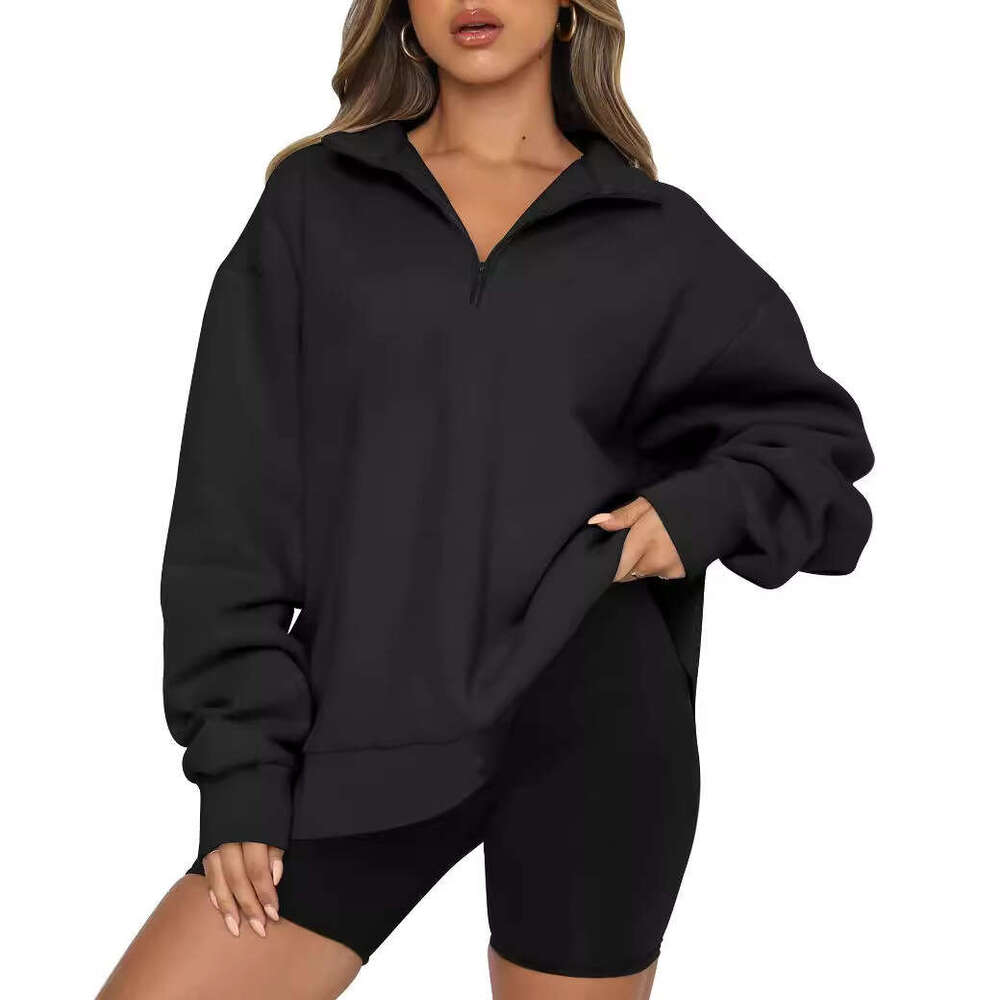 European American Autumn And Winter New Top Pullover Long Sleeved Sweatshirt Hoodie Women's Trendy Clothing Fashion Casual Temperament
