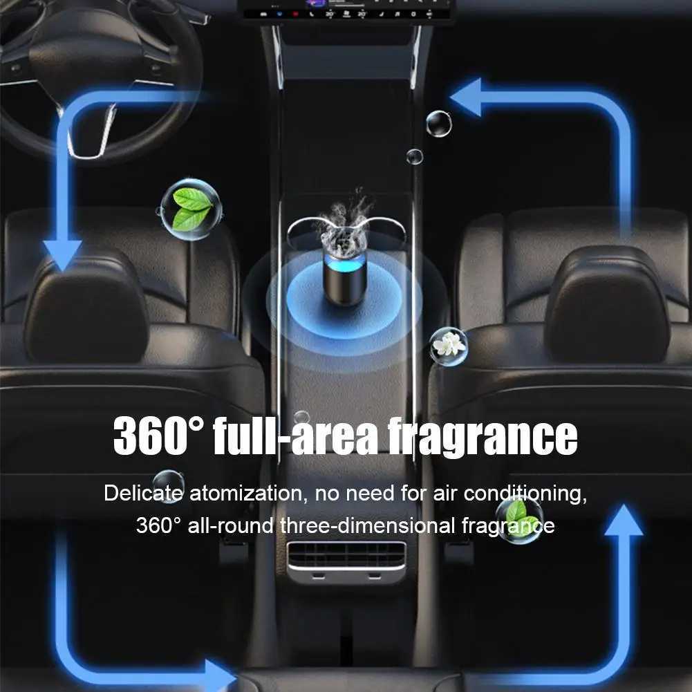 Car Aroma Cloud Mist Perfume Air ener Car Fragrance Diffuser Rechargeable Long-Lasting ener With Ambient LightXJ241213