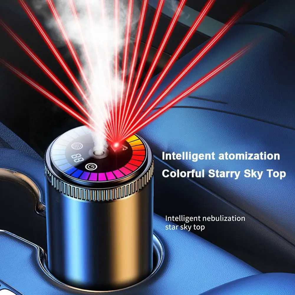 Car Electric Air Diffuser Aroma Humidifier Car Odor Interior Scent Stop Light Eliminator Start Car Aroma Deodorizer O4R8XJ241213
