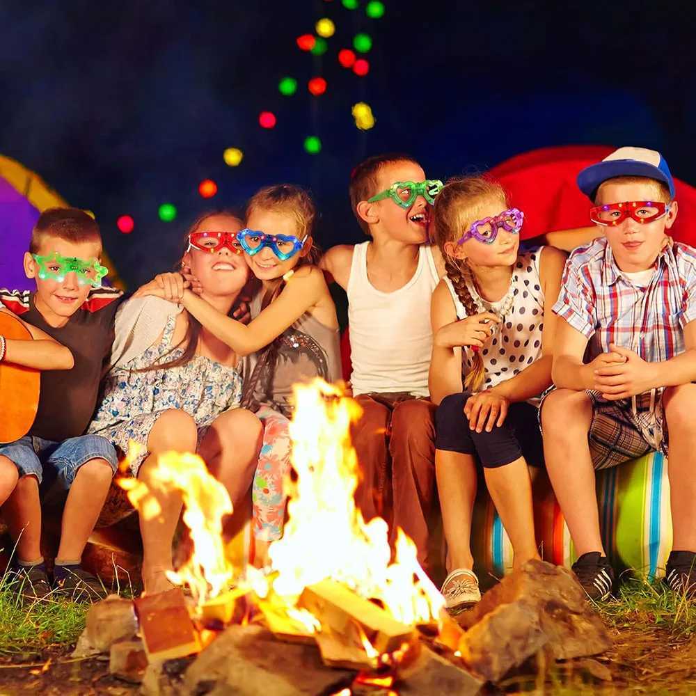 Sunglasses Glow In the Dark Glasses Bulk Kids Light Up LED Party for Christmas Wedding Favor Supplies H241213D0N4