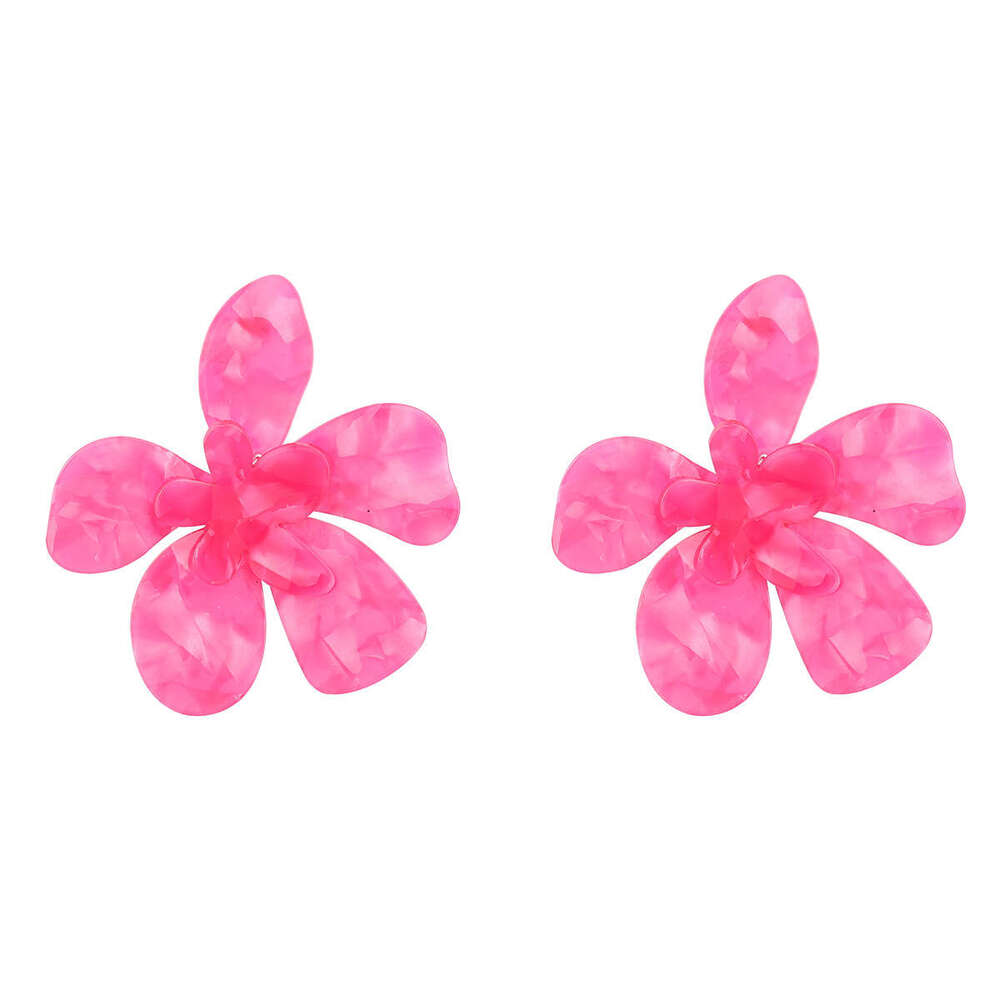 Ins Wind Internet Red Multi layer Acetic Acid Board for Elegant and Artistic Women wer Earrings