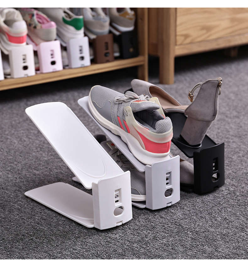 Plastic Shoe Rack Stand - Durable Organizer for Shoes Storage