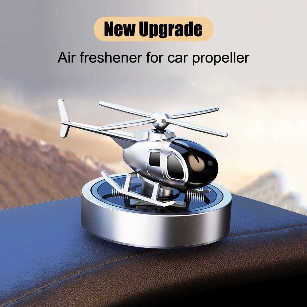Car Air ener Solar Heliter Modeling Automobile Perfume Car Interior Accessories Propeller Rotating Auto Perfume DiffuserXJ241213