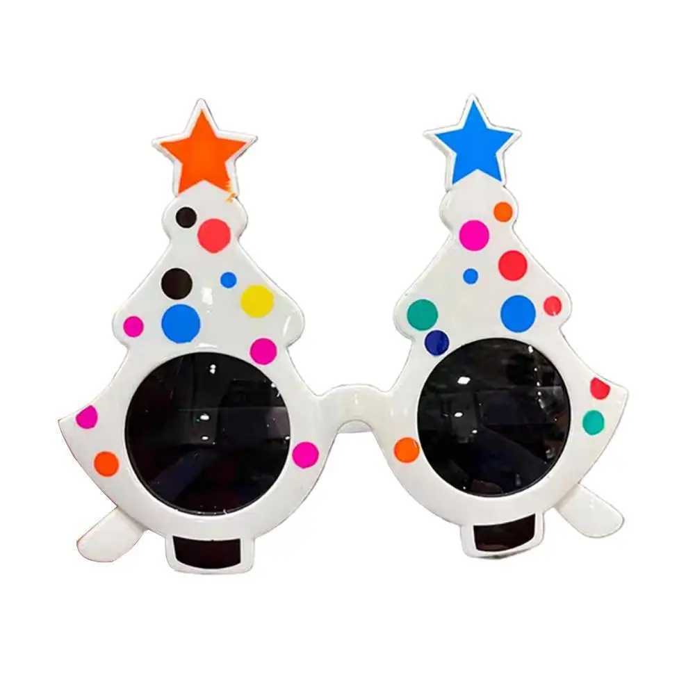 Sunglasses 2025 New Year Christmas Glasses Frame For Adults And Kids Photography Props Merry Christmas Ornaments Xmas Navidad Party Decor H241213