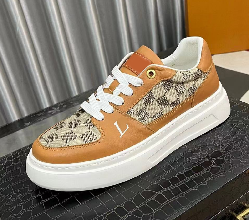 High Quality High-end Brand Shoes for Men Expensive Men's Shoes Full Grain Cow Leather Fashion Luxury Designer Sneakers for Men