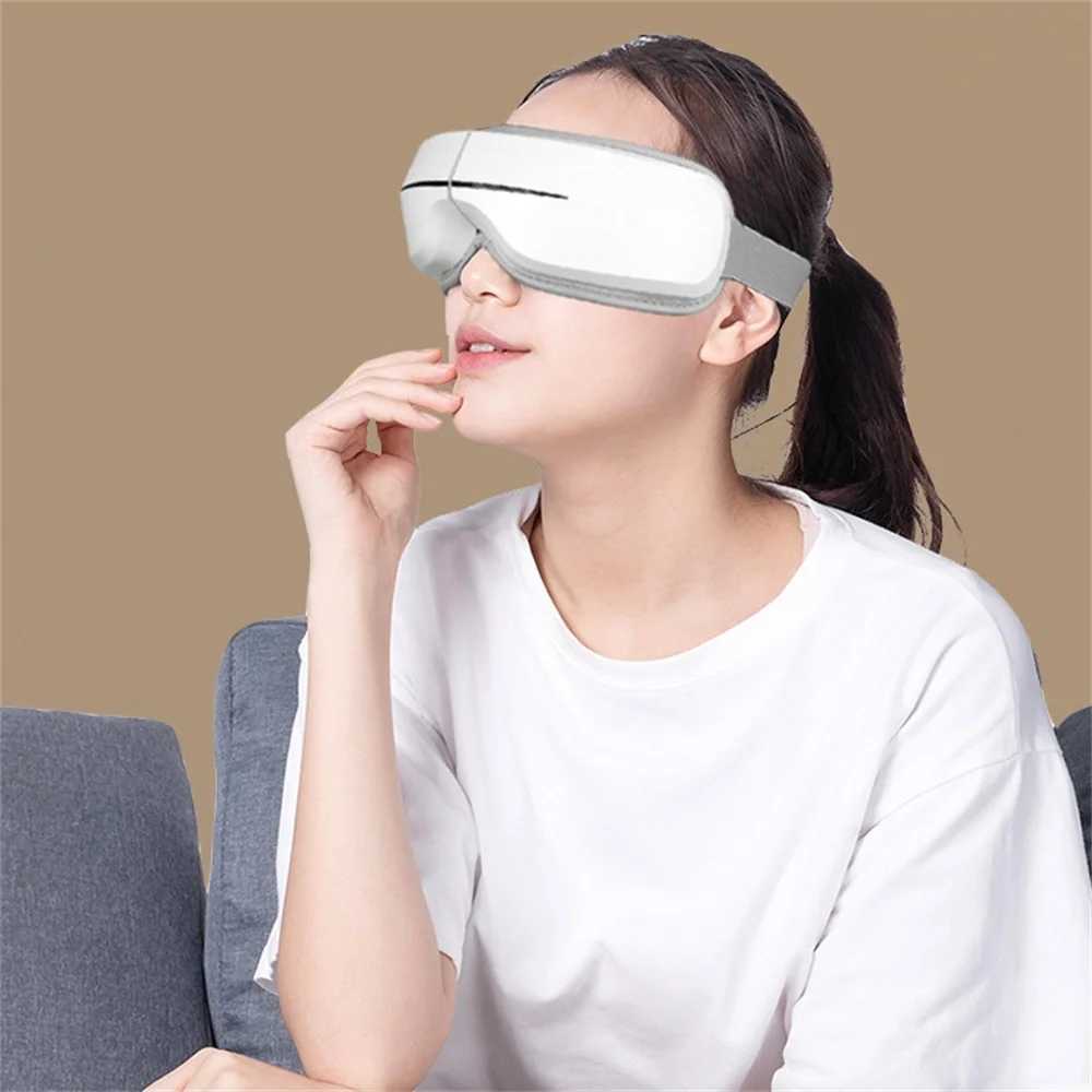 Eye massager skin friendly breathable vibrating eye protector Bluetooth music constant temperature heat compression silent eye mask W241213