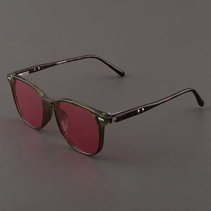 Johnny Depp Sunglasses Man Lemtosh Polarized Sun Glasses Woman Luxury Brand Vintage Round TR90 Frame Yellow Night Vision GogglesX241213