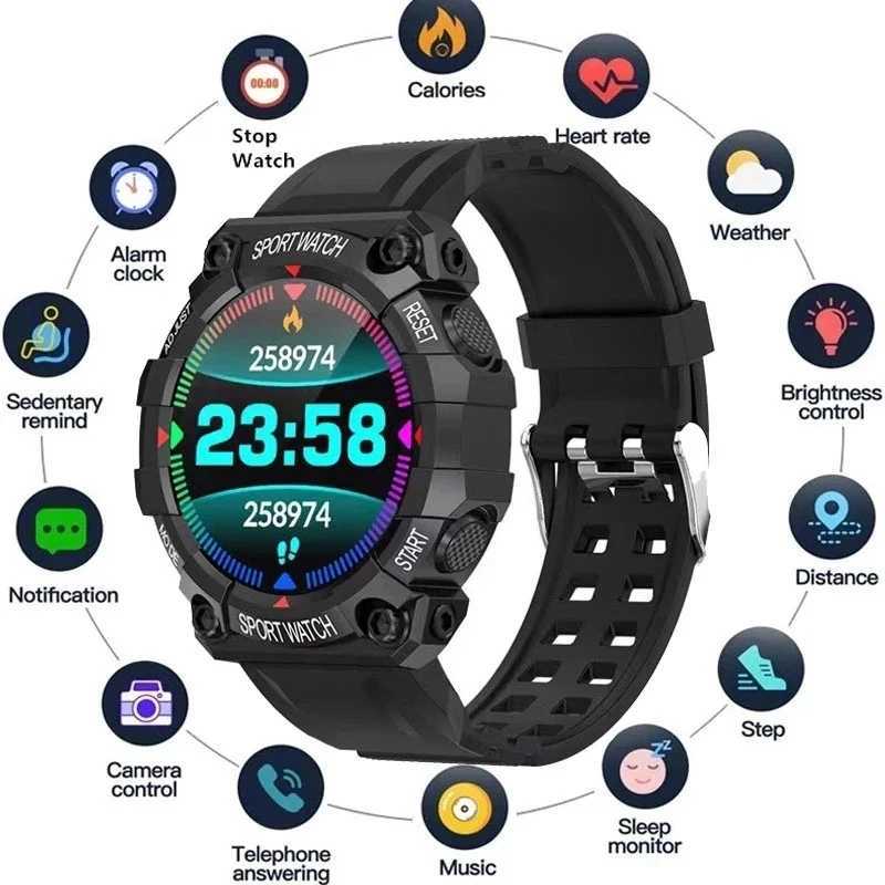 High Quality Smart Watches Men Women BT Smartwatch Round Touch Smart Bracelet Fitness Bracelet Connected Watches for Ios Android Y56 O241213