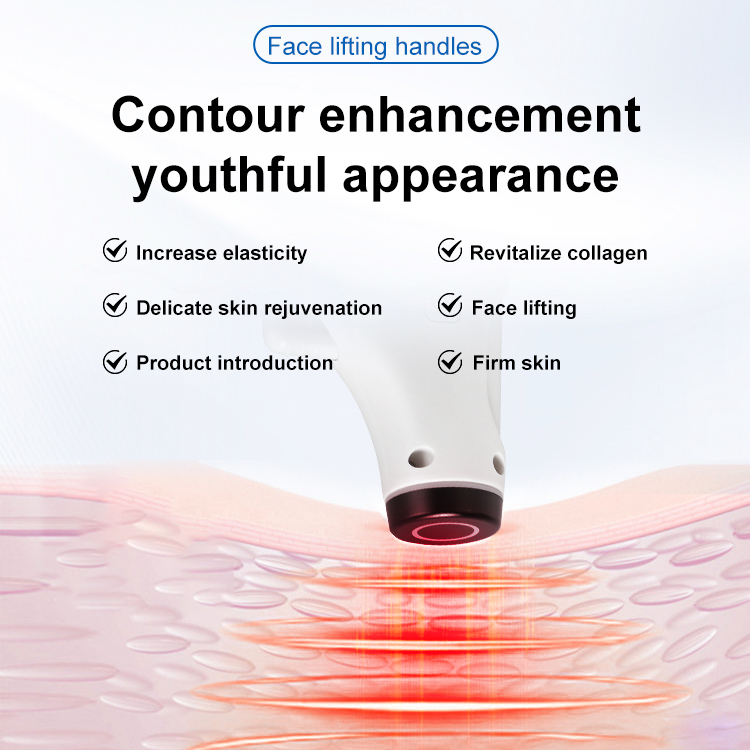 Dual Handles Monopolar Radiofrequency for Non-Invasive Skincare Rejuvenation Face Eye Lifting Thermal Massage RF Anti-aging Facial Beauty Device
