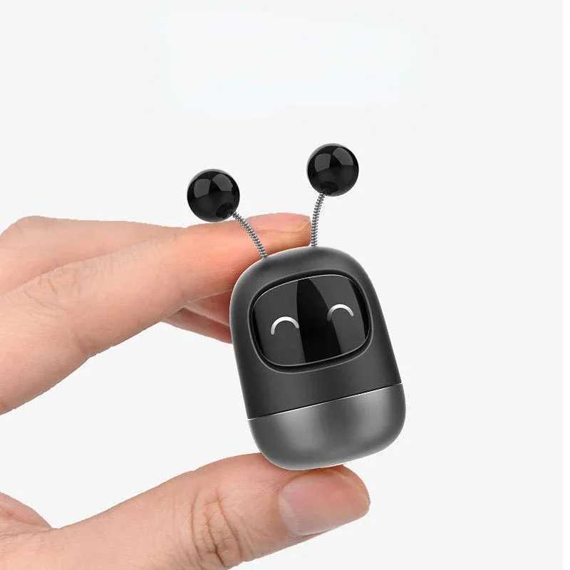 Cute Robot Aroma Auto Air Outlet Perfume Long-lasting Fragrance Clip Diffuser + Solid Car Perfume Air enerXJ241213