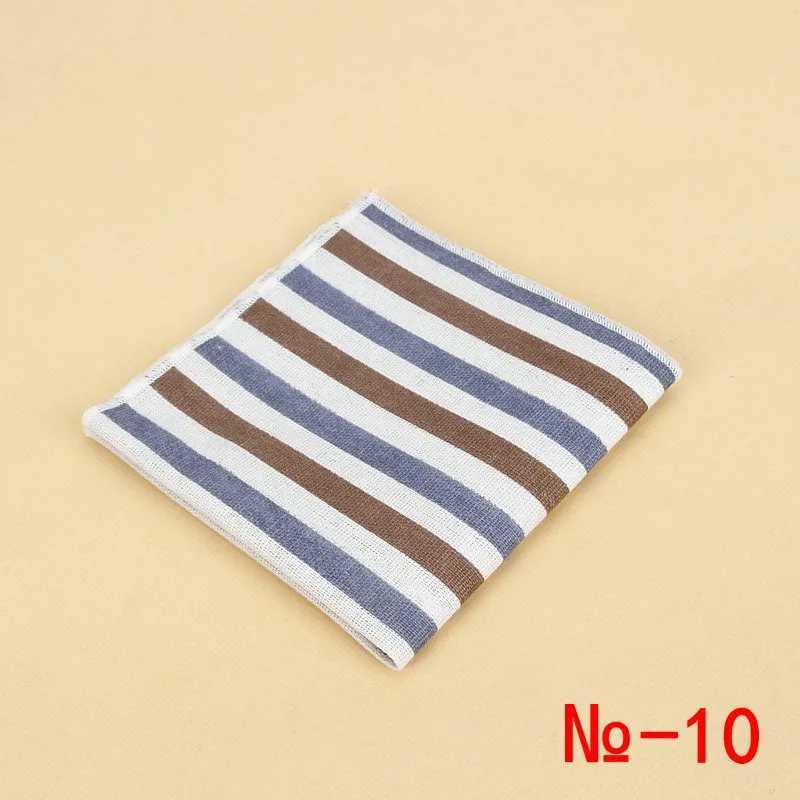 Mens Retro Pocket Square Mens Striped Chest Towel Hanky Gentleman Hanky Mens Set Handheld Chief Pocket Towel W241213