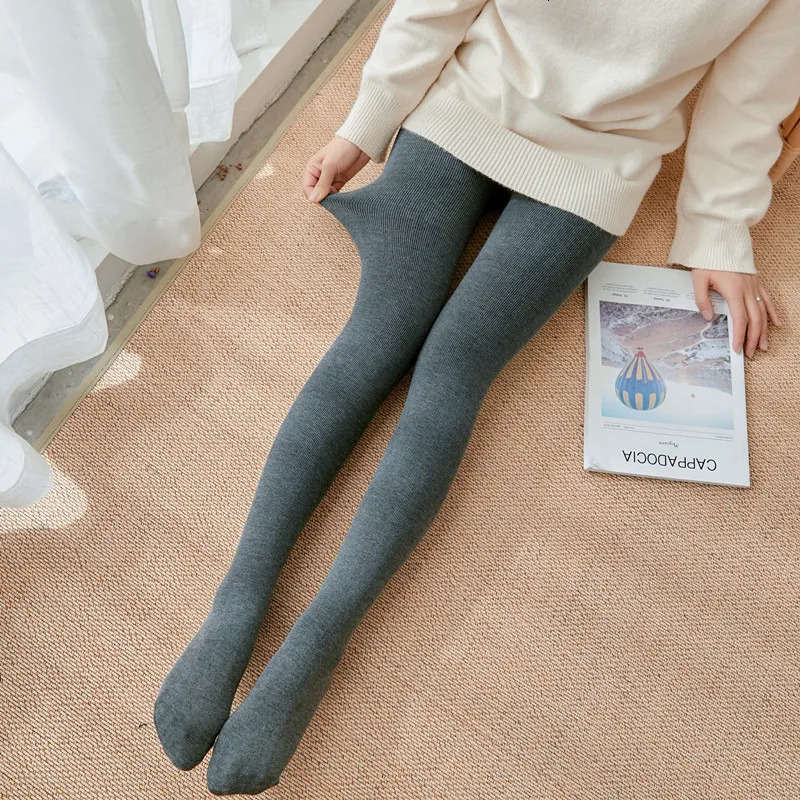 Womens Leggings Panty Fleece Women Pantyhose Women Winter Velvet Slim Thicken Tights Second layer skin sexy stockings leggings 241212