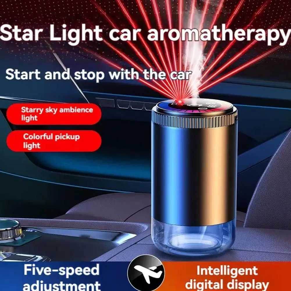 Car Electric Air Diffuser Aroma Humidifier Car Odor Interior Scent Stop Light Eliminator Start Car Aroma Deodorizer O4R8XJ241213