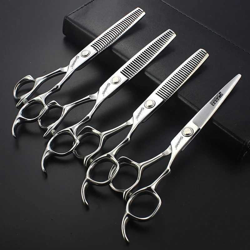 New Arrival Exclusive scissors for hair salon hairstylists genuine 6/6.5-inch flat tooth scissors professional hairdressing tool set. Z241213