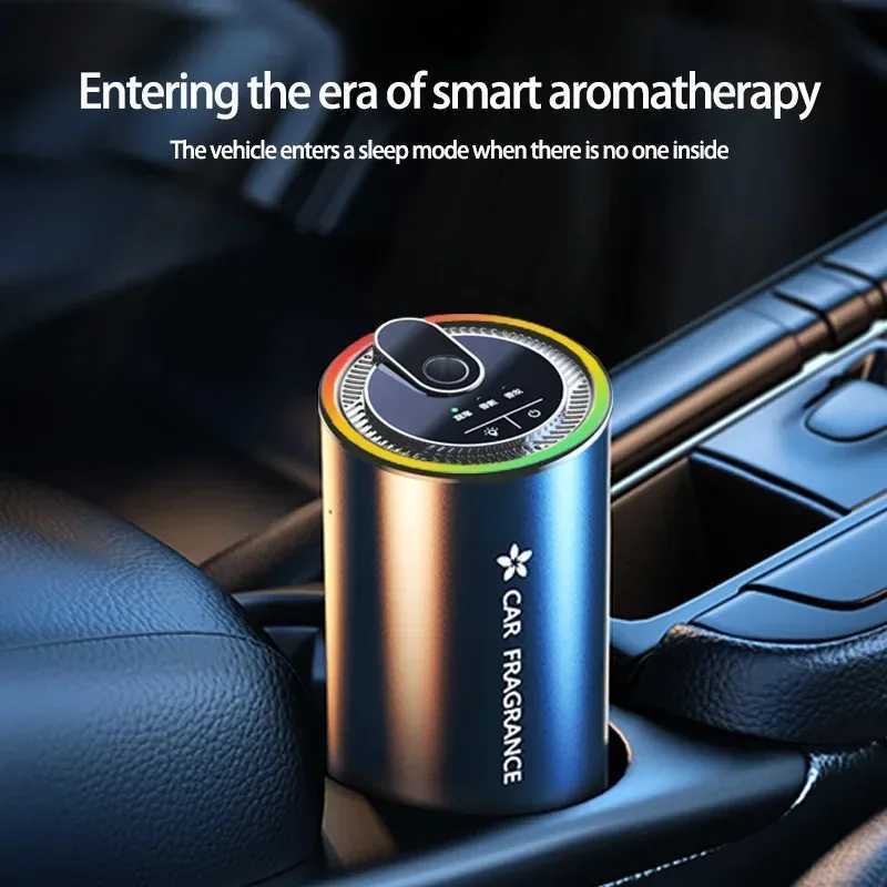 1000mAh Car Air ener USB Rechargeable Fragrance Diffuser LED Light Smell Distributor Aroma Scent Air ReerXJ241213