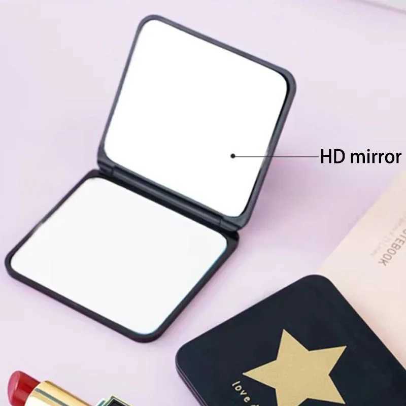 Portable Double-sided Cosmetic Vanity Mirror Portable Hand Mirrors Double-sided Compact Mirror Pocket Cosmetic MirrorXJ241213