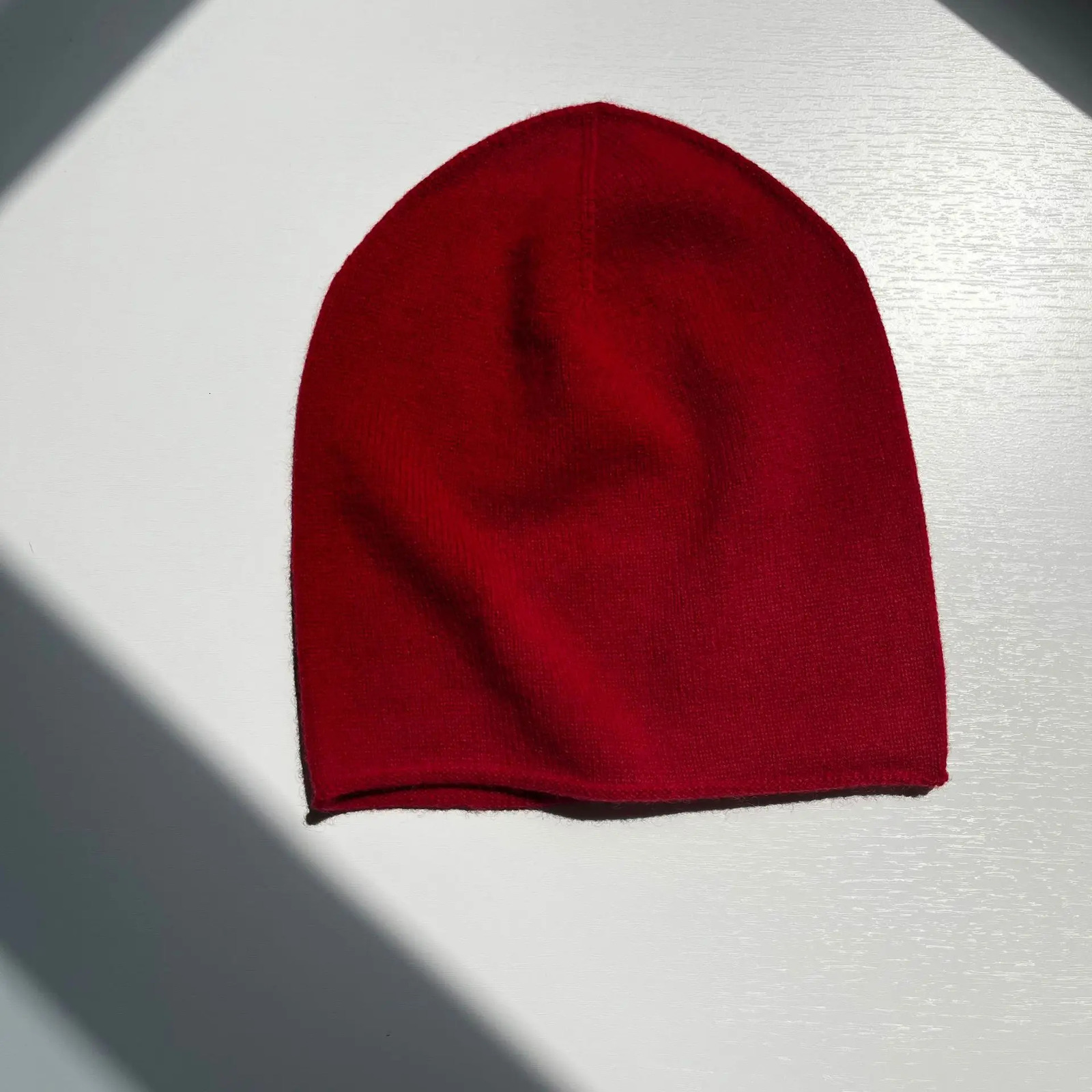 Pure goat cashmere hat fashionable Beanie Femle warm outdoor wool knitted soft casual hat mens unisex womens winter 241205