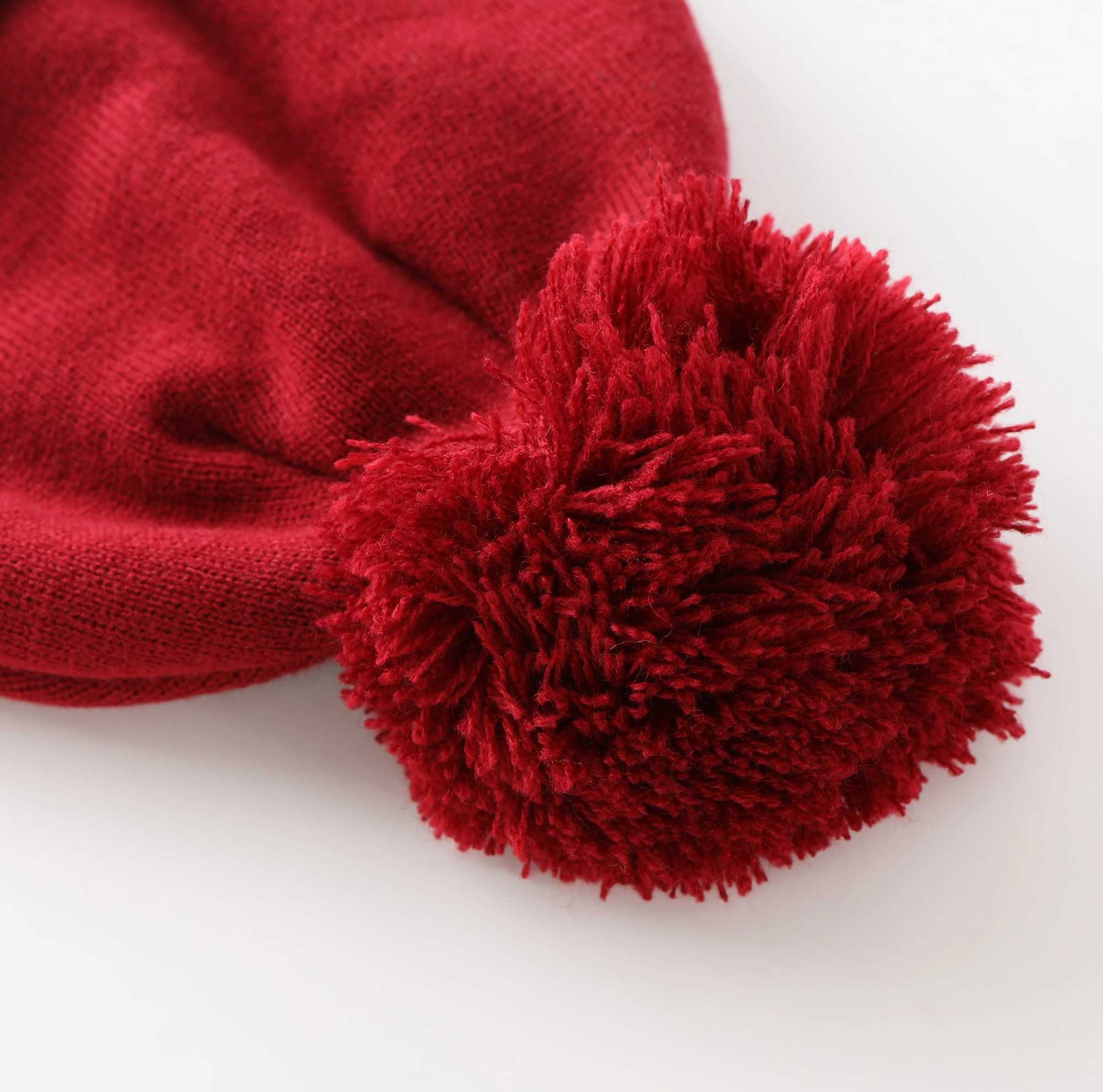 Connecle Womens Girls New Cuff Beanie Hats Soft Warm Winter Hat Solid Knit Acrylic Watch Hat Pom Daily HatXJ241213