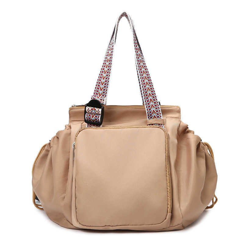 Versatile Cradle Bag Travel Storage Bag Women's Shoulder Bag Multi functional Mommy Bag Cross Shoulder Bag 241215