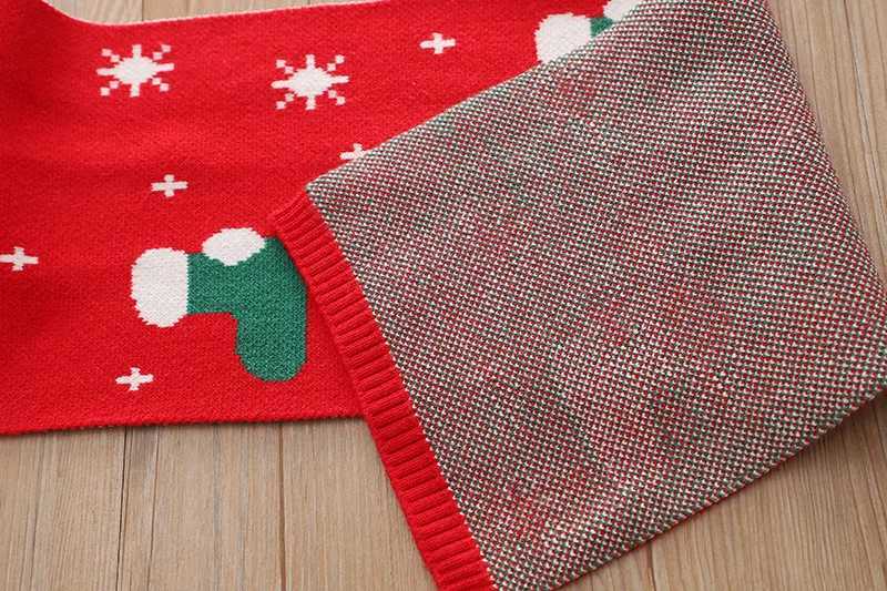 Scarves Wraps Childrens Scarf Winter New Baby Christmas Gift Woolen Knitted Warmth Thickened Scarf for Boys and Girls Classic Versatile Scarf H241213