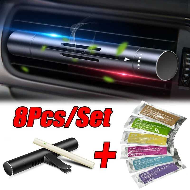 8Pc/Set Car Air Vent Perfume Car Air ener Flavoring Smell Aroma Car Perfumes Air ener Parfum Auto Interior AccessoriesXJ241213
