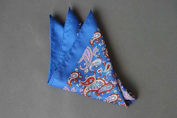 Mens floral print pocket square handle womens polyester luggage Hanks for wedding mens set luggage towels W241213