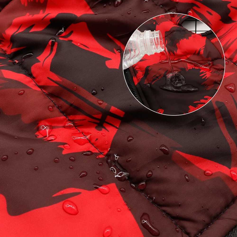 Winter pet dog clothing French bulldog pet warm jacket waterproof dog clothing vest suitable for small medium and large dogs Y241212