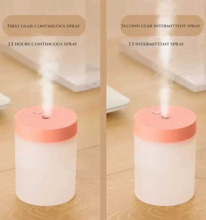 220/200ML Mini Air Humidifier Portable USB Essential Oil Diffuser Car Diffuser for Home Bedroom Humidifier Air Cleaner DiffuserXJ241213