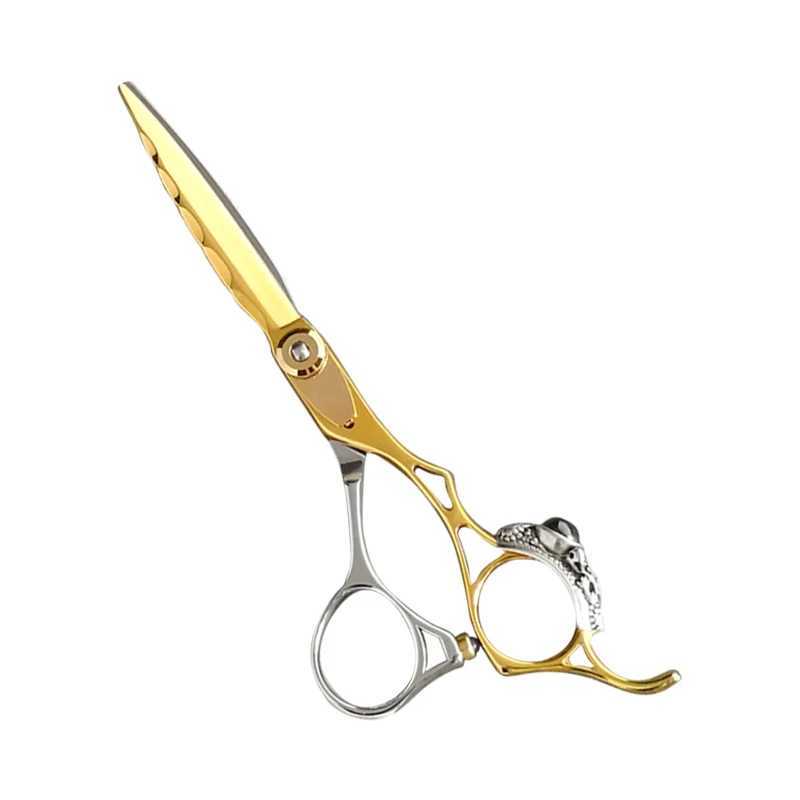 New Arrival High quality 3D style cutting of hair cutting samples Japanese steel 6-inch straight cutting hair cutting tool Z241213