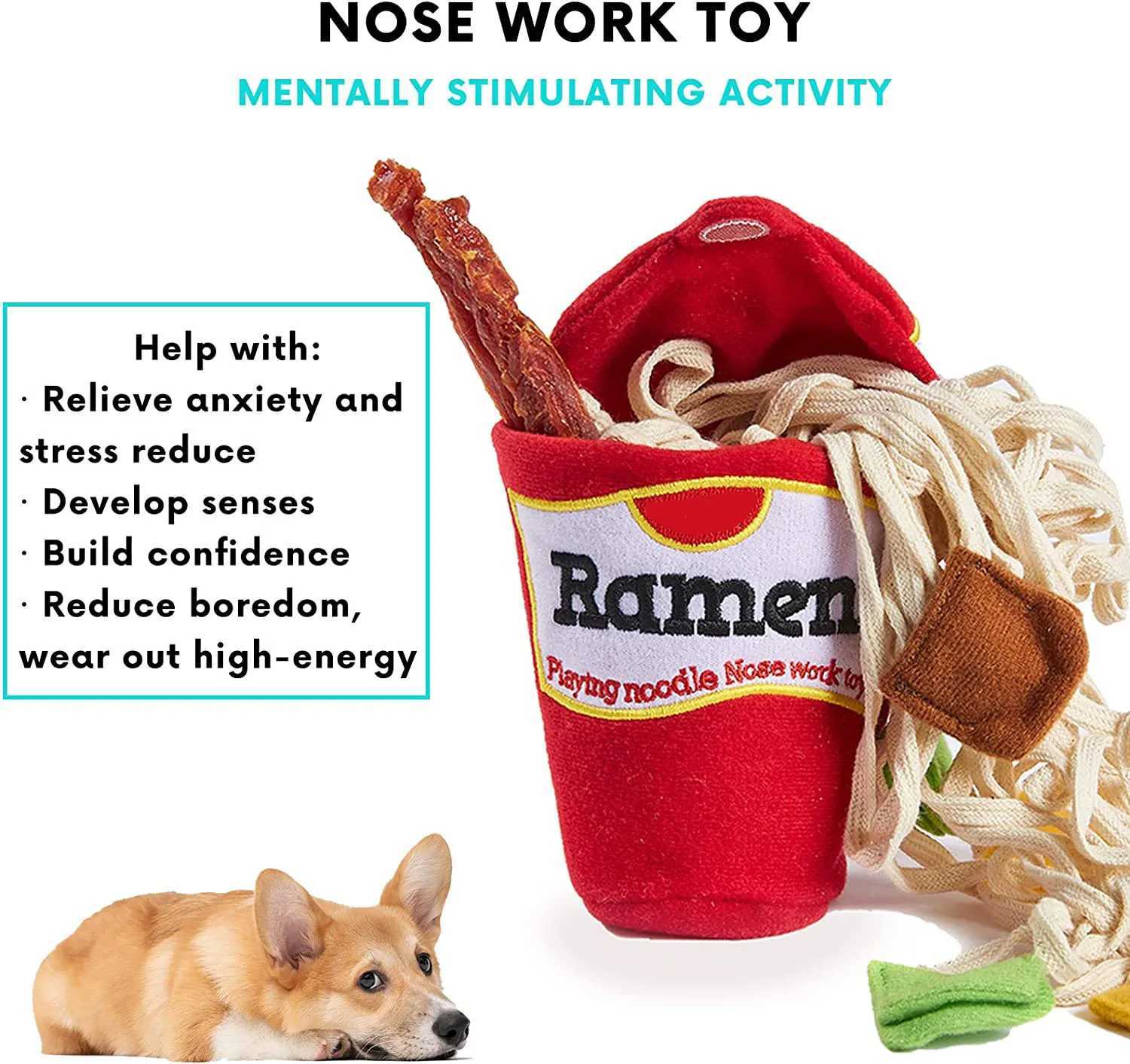 Interactive dog puzzle toy bowling encourages natural foraging skills squeezes portable pet snuff pads slow feeders are easy to clean X241213
