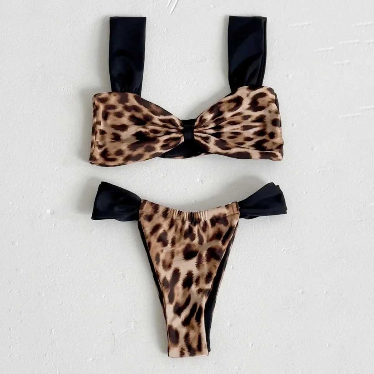 Black Bikini 2024 Sexy Micro Mujer Bikini Set Women Swimsuits Fa Swimwear Brazilian Biquini Swimming Suit Solid BeachwearXJ241212