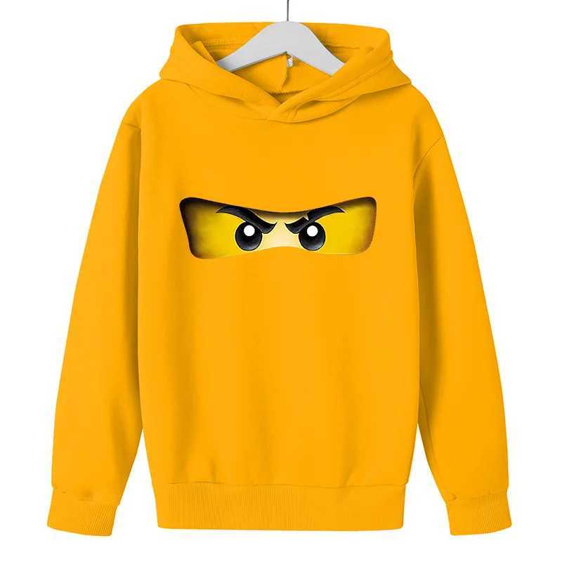 Popular autumn and winter games childrens sleeping wool set 3-14 year old childrens pullover male baby casual warmth W241213