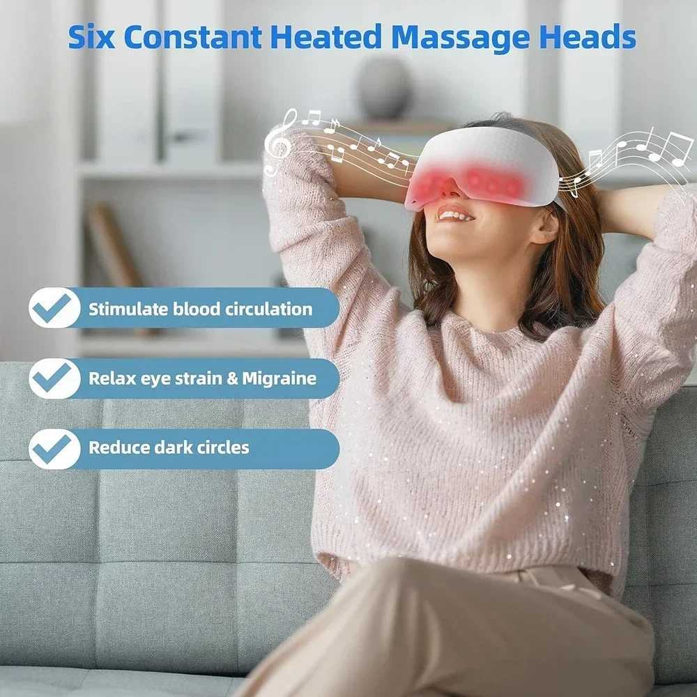 Nebulizer Moisturizing Equipment Household Appliances Steam Eye Mask Nebulizer Massage Equipment Protective Equipment Sleep Mask W241213