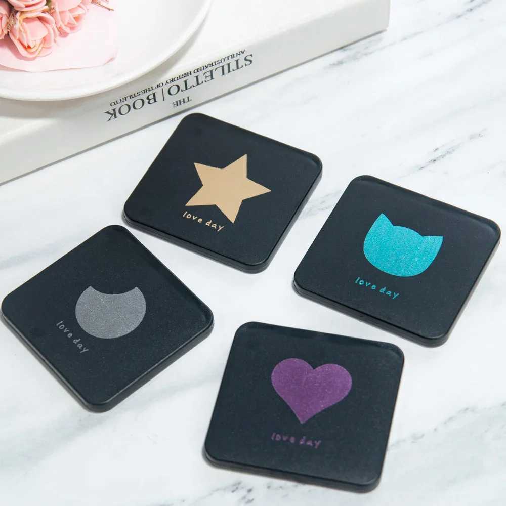 Foldable Makeup Mirror Mini Square Makeup Vanity Mirror Portable Hand Mirrors Double-sided Compact Mirror Pocket Cosmetic MirrorXJ241213