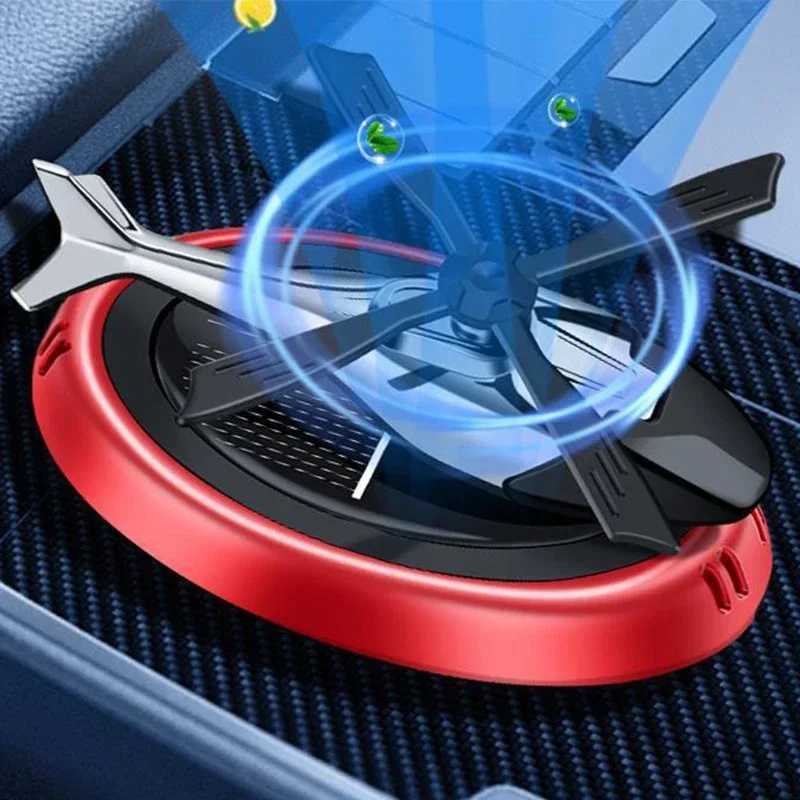 Solar Heliter Car Air ener Interior Accessories Decoration Propeller Rotating Flavoring Diffuser Interior AccessoriesXJ241213